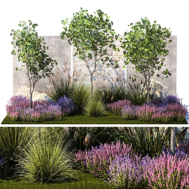 Lavender Mountain Bliss Set 3D model image 1 