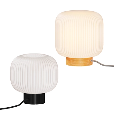 Modern Scandinavian Milford Table Lamp 3D model image 1 