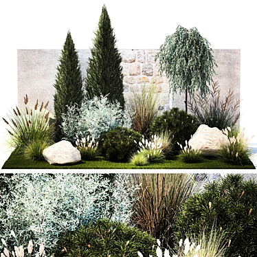 Landscape Design Plant Collection 3D model image 1 