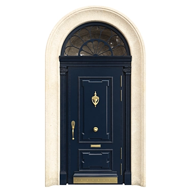 Classic Door 1200 mm Height 3D model image 1 