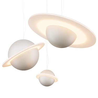 Elegant PARMA Pendant Lamp 3D model image 1 