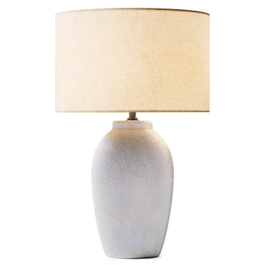 Lanta Leinenstoff Table Lamp 3D model image 1 