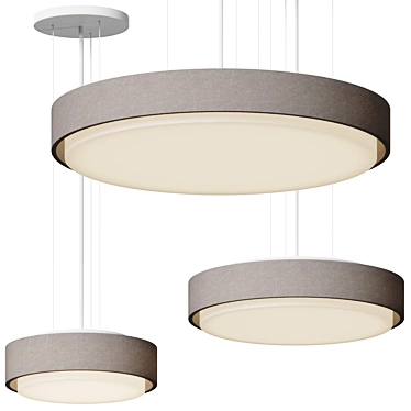 LumaFuse Pendant Light Fixture 3D model image 1 