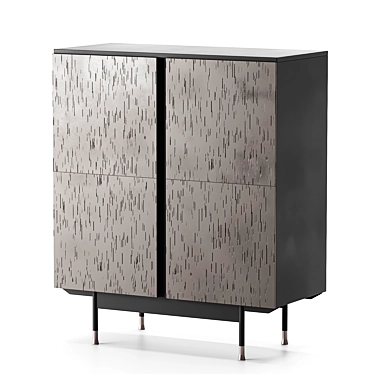 Melody Rain Cabinet Cantori Furniture 3D model image 1 