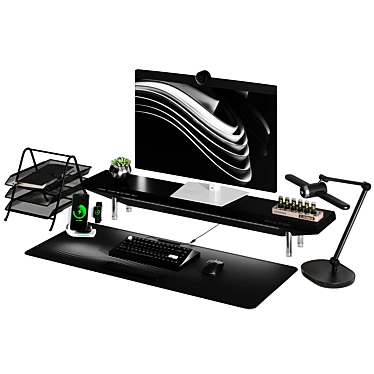 Advanced Office Tech Set 3D model image 1 