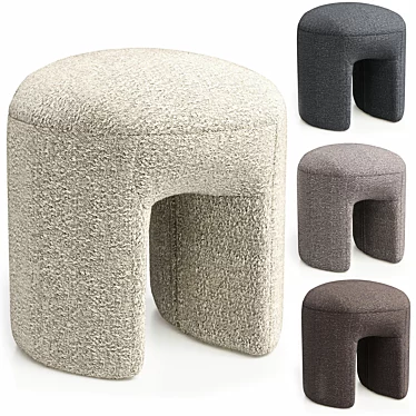 Translated Description:
"Puff Shaggy Perla05 from Ogogo"

Unique Title:
Cozy Shaggy Pouf for Home 3D model image 1 