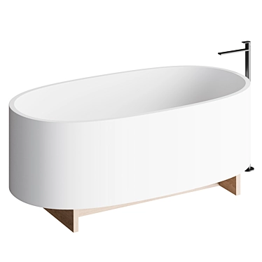 Modern Ex.t BEAM Bathtub 3D model image 1 