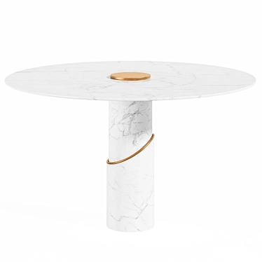 Modern Dining Table Breve I 3D model image 1 