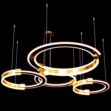 Modern Ring Pendant Lamp "RING 3D model image 1 