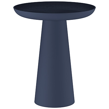 Sleek Metal Side Table - Ringar 3D model image 1 