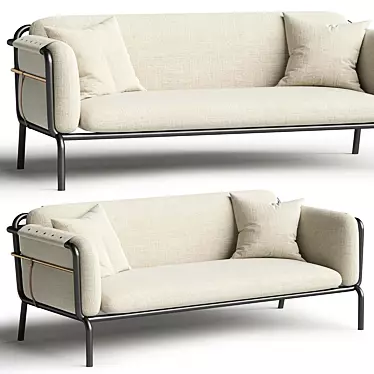 Modern Valet Love Seat in Corona 3D model image 1 