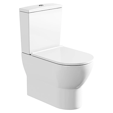 DIWO Elista Compact Toilet 3D model image 1 