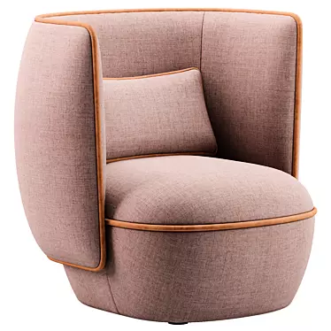 Luxury Nebula Armchair Trussardi Casa 3D model image 1 