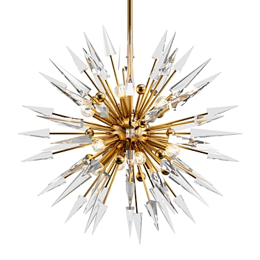 Modern Sputnik Pendant Chandelier 3D model image 1 