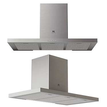 Prime Steel Wall-Mounted Hood 3D model image 1 