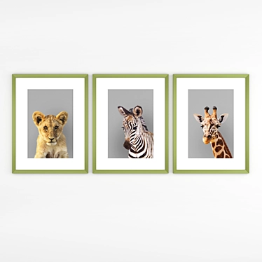 Set of posters "Animals of Africa"