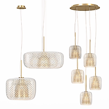 Mistinguett Brass Lighting Collection 3D model image 1 