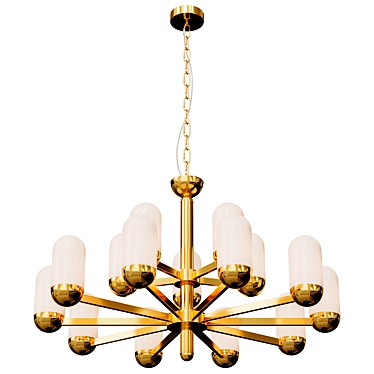 Elegant Chandelier PRIORITY Set 3D model image 1 