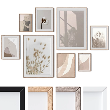 Luxury Wall Art Set 2805 3D model image 1 