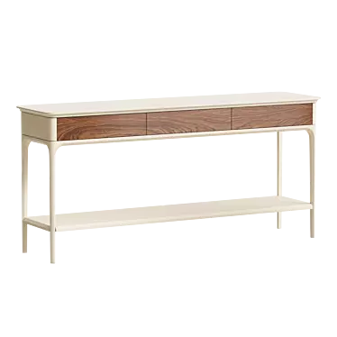 Primo Bosco Birch Console Shelf 3D model image 1 