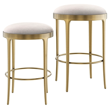  Maximalist Baker Counter Stool 3D model image 1 