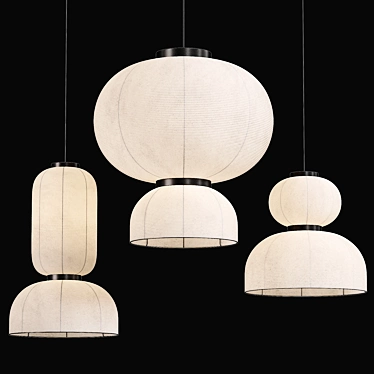 Contemporary Formakami Lamp Collection 3D model image 1 