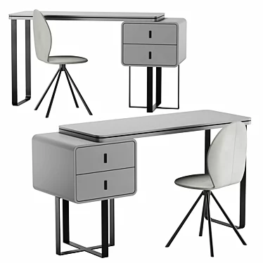 RD-0217 Computer Desk 3D model image 1 