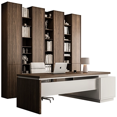 Executive Office Desk - Boss 521 3D model image 1 