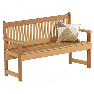 "Kensi Garden Bench D-10 3D model image 1 