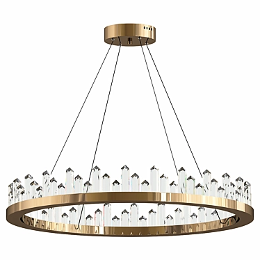 Argus Modern Crystal Chandelier 3D model image 1 