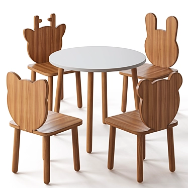 Children's table and chairs rumekids Fauna