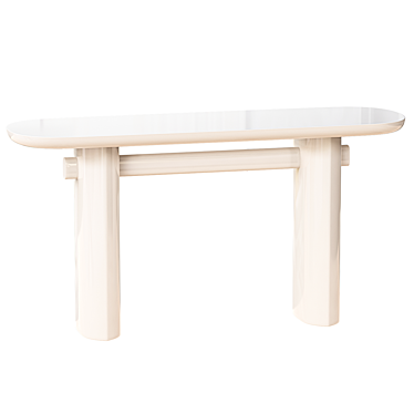 Modern Elegance Console Table, DIM1492mm 3D model image 1 