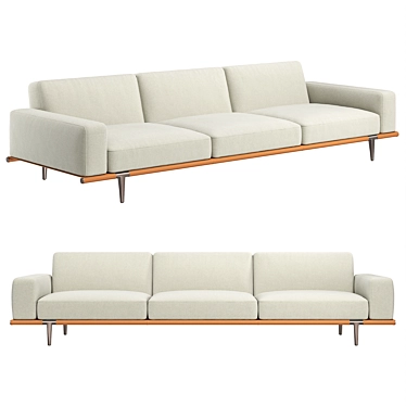 Poltrona Frau Let It Be Sofa 3D model image 1 