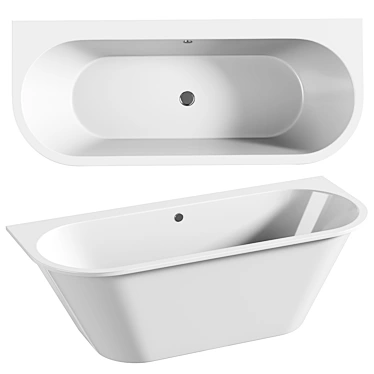 Luxury Albenia Bathtub 3D model image 1 