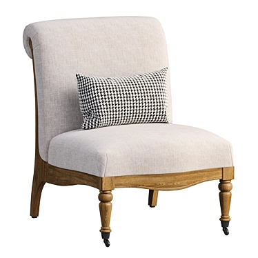 Josie Show Wood Bedroom Accent Chair