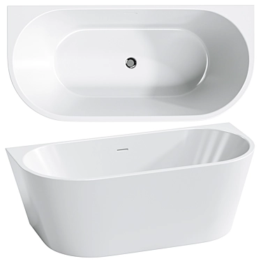 Luxury Acrylic Bath ABBER AB9216 3D model image 1 