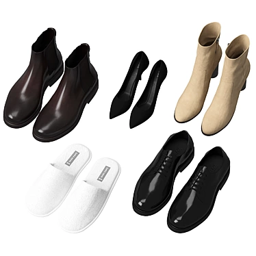 ZARA Footwear Archive Set 3D model image 1 