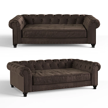 Luxury Larock Pet Sofa 3D model image 1 