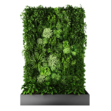 Unique Vertical Garden Wall Art 3D model image 1 