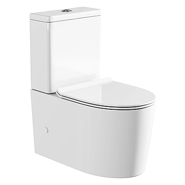 AQUAme AQM1001 Compact Water Closet 3D model image 1 