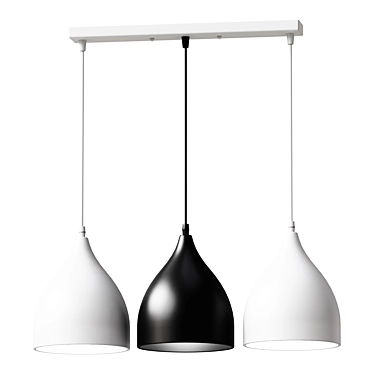 Elegant Hanging Pendant Light 3D model image 1 