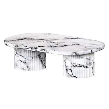 Elegant Oranda Coffee Table 3D model image 1 