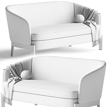 Elegant Chelsea Sofa Design 3D model image 1 