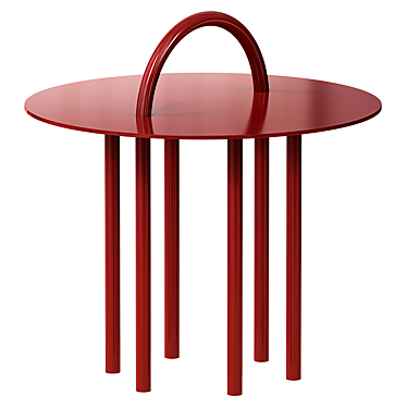 Modern Designer OBIQUO Table Collection 3D model image 1 