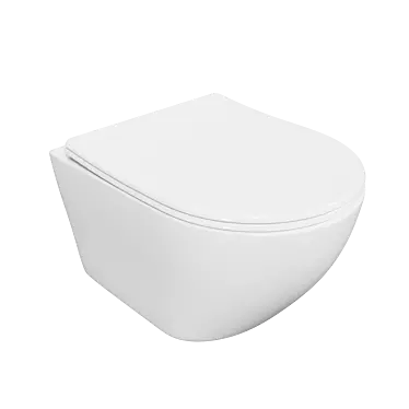 TONI ARTI Russi Wall-Mounted Toilet 3D model image 1 