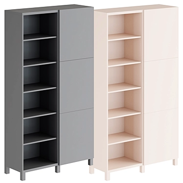 IKEA STORAGE COMBO BESTÅ.RED 3D model image 1 