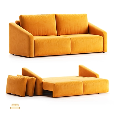 Idealbeds San Remo Sofa Bed 3D model image 1 