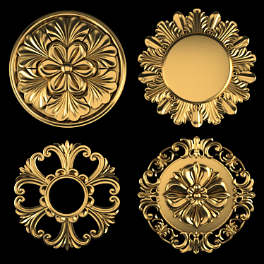 Ornament Pack 3D Max Elements 3D model image 1 