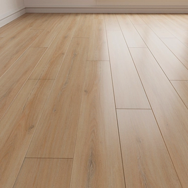 Premium Engineered Wood Flooring 3D model image 1 