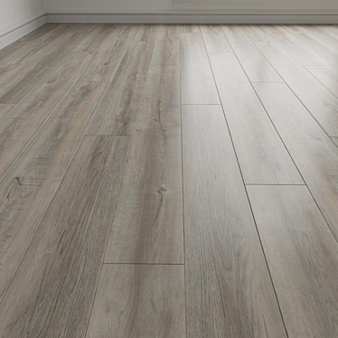 Engineered Oak Laminate Flooring 3D model image 1 